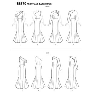 Simplicity Sewing Pattern S8870 Misses'/Miss Petite Dress