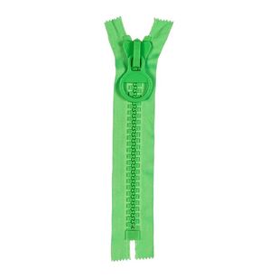 Chunky Zipper Green 26 cm
