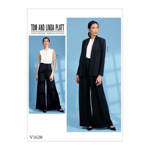 Vogue Pattern V1620 Tom and Linda Platt Misses' Jacket, Top and Pants