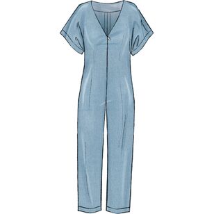 McCall's Sewing Pattern M7936 Misses' Romper, Jumpsuit and Belt White