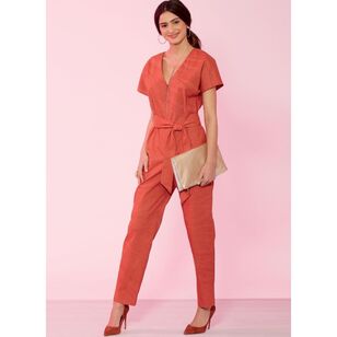 McCall's Sewing Pattern M7936 Misses' Romper, Jumpsuit and Belt White