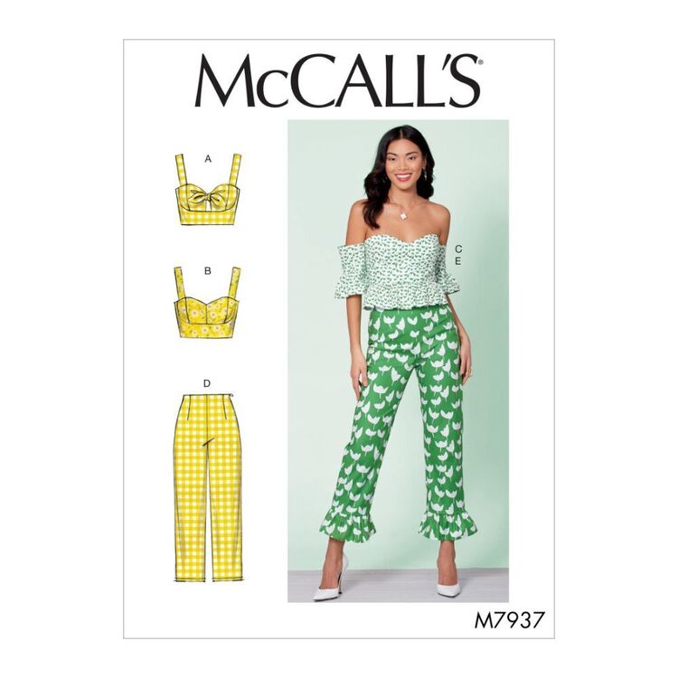 McCall's Pattern M7937 Misses' Tops and Pants