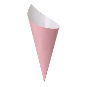 Five Star Paper Snack Cone 10 Pack Classic Pink
