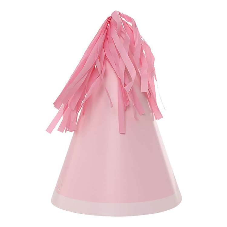 Five Star Tassel Party Hat 10 Pack Classic Pink