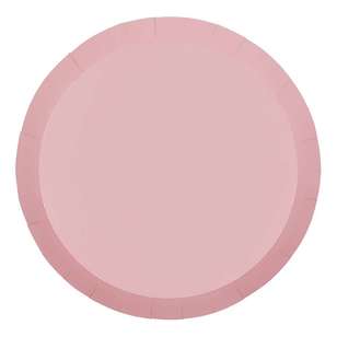 Five Star Paper Dinner Plate 10 Pack Classic Pink 23 cm