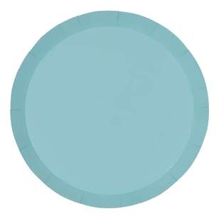 Five Star Paper Dinner Plate 10 Pack Pastel Blue 23 cm