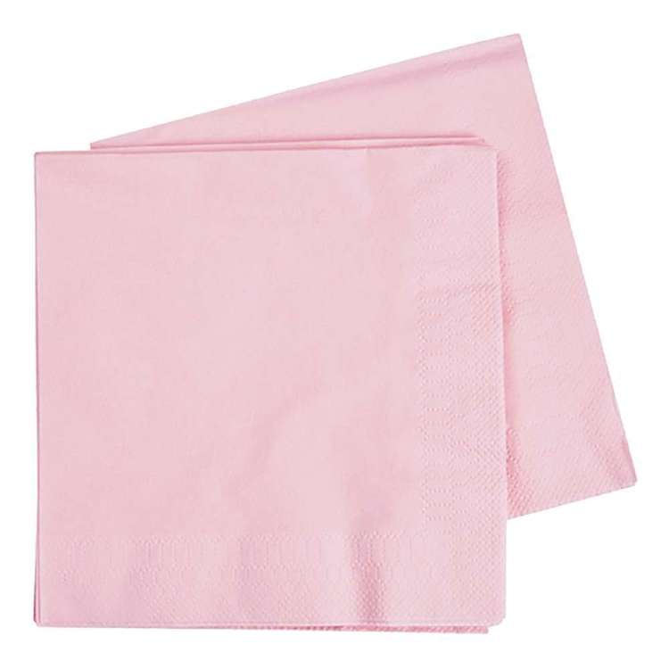 Five Star Cocktail Napkin 40 Pack Classic Pink 25 cm