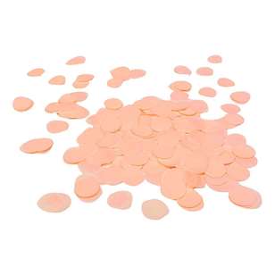 Five Star Round Paper Confetti Peach 15 g