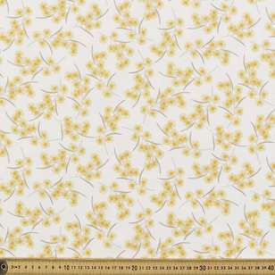 Jocelyn Proust Digital Wattle Cotton Fabric Light 112 cm