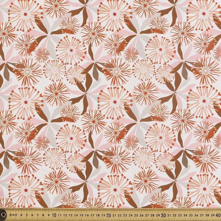 Jocelyn Proust Digital Firewheel Cotton Fabric