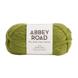 Abbey Road The Wind Cries Merino Blended Yarn 872 Gypsy Eyes Green 25 g