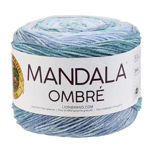 Lionbrand Mandala Ombre Acrylic Yarn 202 Mantra 150 g