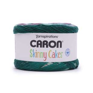 Caron Skinny Cake Acrylic Yarn 30 Rasp Ganache 250 g