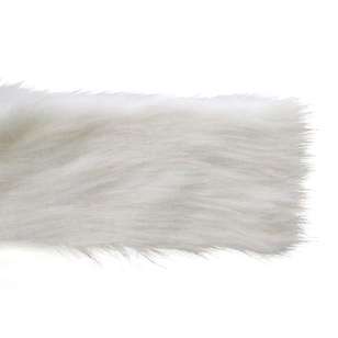 Studio E Faux Fur Fox Trim White 10 cm
