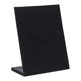 Crafters Choice Velvet Earring Stand Black 20 x 25 cm