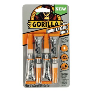 Gorilla Glue Minis Clear 3g 4 Pack Clear