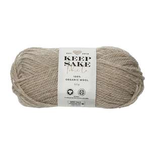 Keepsake Organic Wool Yarn 341 Mushroom 50 g
