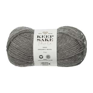 Keepsake Organic Wool Yarn 700 Silver 50 g