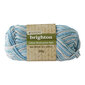 4 Seasons Brighton Cotton Blend 8 Ply Printed Yarn Aqua Mix 50 g