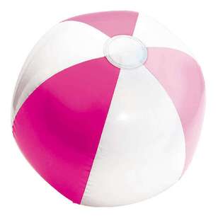 Amscan Inflatable Beach Ball Pink & White