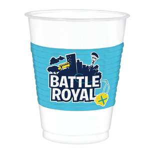 Amscan Battle Royal Plastic Cups 8 Pack Multicoloured