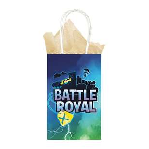 Amscan Battle Royal Printed Paper Kraft Bag 8 Pack Multicoloured