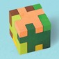 Amscan TNT Party! Puzzle Cube Mini Erasers 12 Pack Multicoloured