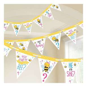 Amscan What Will It Bee? Printed Banner Multicoloured