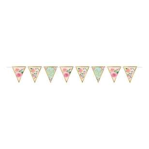 Amscan Mint To Be Pennant Banner Multicoloured