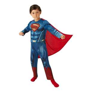 DC Comics Superman Deluxe Kids Costume Multicoloured 9-10 Years