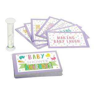Amscan Baby Shower Game Charades Multicoloured