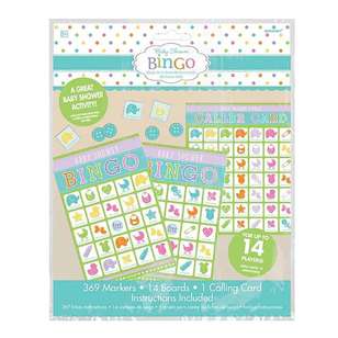 Amscan Baby Shower Game Bingo Multicoloured