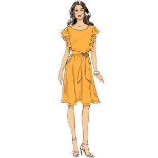 Butterick Pattern B6677 Misses' Dress and Sash