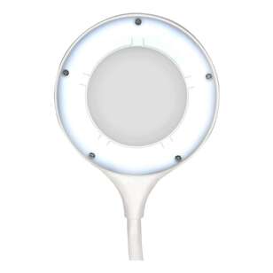 Triumph Zoom LED Desktop Magnifying Lamp White