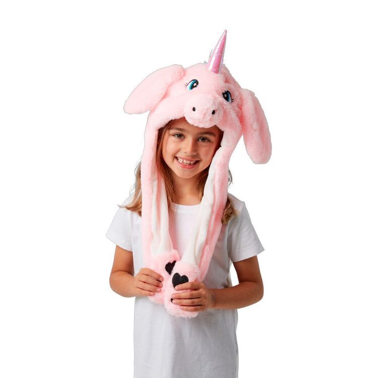 Party Creator Unicorn Moving Ears Hat Pink