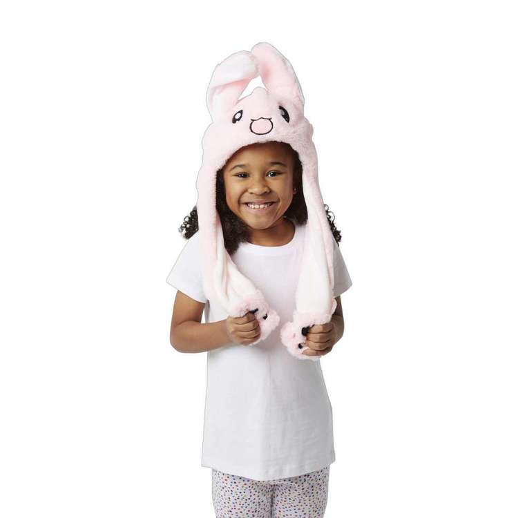 Party Creator Pink Bunny Moving Ears Hat