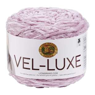 Lionbrand Vel-Luxe Polyester Yarn 144 Lilac 150 g