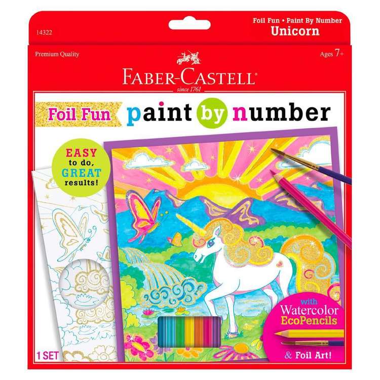 Faber Castell Paint By Number Foil Fun