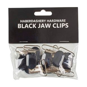 Jaw Clips 10 Pack Matte Black