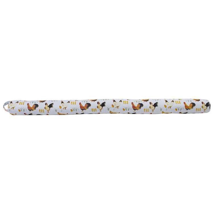 Inhabit By Ladelle Poulet Draught Excluder White 6 x 88 cm