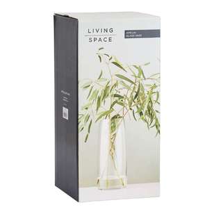 Living Space Amelia Vase Clear 14.5 x 31 cm
