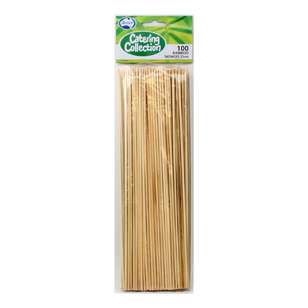 Alpen Bamboo Skewers 100 Pack Natural