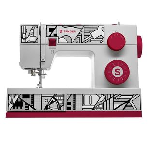 Singer CP6355M Heavy Duty Cosplay Sewing Machine White, Red & Black
