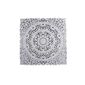 Ombre Home Bohemian Bliss Etched Wall Hanging White 56 x 56 cm