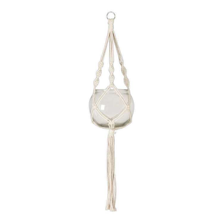 Ombre Home Country Living Macrame Hanging Pot