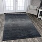 KOO Ombre Shaggy Floor Rug Charcoal