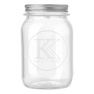 Kate's Kitchen Preserve Jar With Lid Clear 1 L