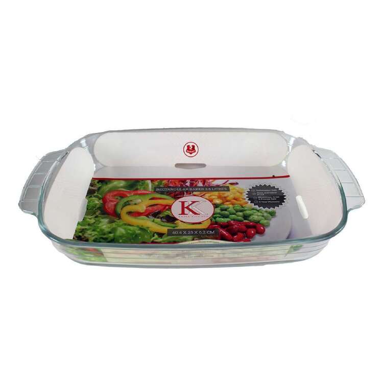 Kate's Kitchen Rectangle Baker Dish Clear