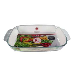 Kate's Kitchen Rectangle Baker Dish Clear 3.5 L