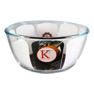 Kate's Kitchen Round Mixing Bowl Clear